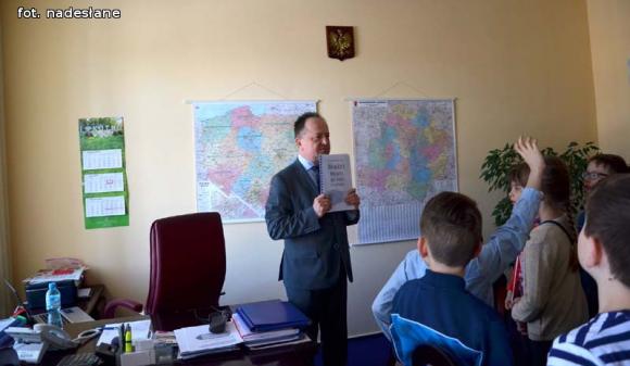 Ja- Młody Obywatel. Wizyta uczniów w Urzędzie Miasta Kutna