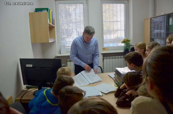 Ja- Młody Obywatel. Wizyta uczniów w Urzędzie Miasta Kutna