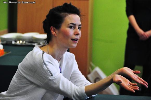 Niecodzienne spotkanie z Magdaleną Kumorek w Szkole Podstawowej nr 6