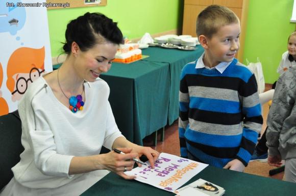 Niecodzienne spotkanie z Magdaleną Kumorek w Szkole Podstawowej nr 6