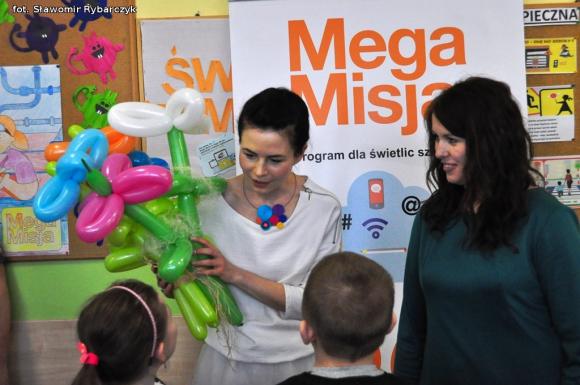 Niecodzienne spotkanie z Magdaleną Kumorek w Szkole Podstawowej nr 6