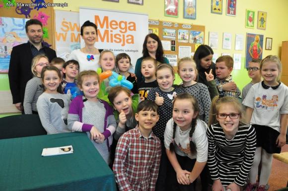 Niecodzienne spotkanie z Magdaleną Kumorek w Szkole Podstawowej nr 6