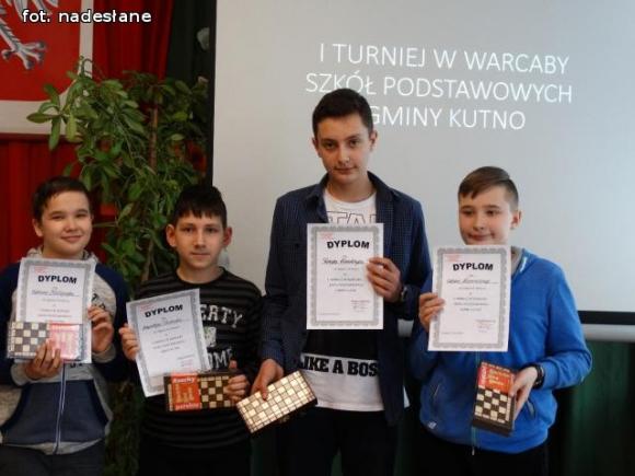 I Gminny Turniej Gry Warcaby w Strzegocinie