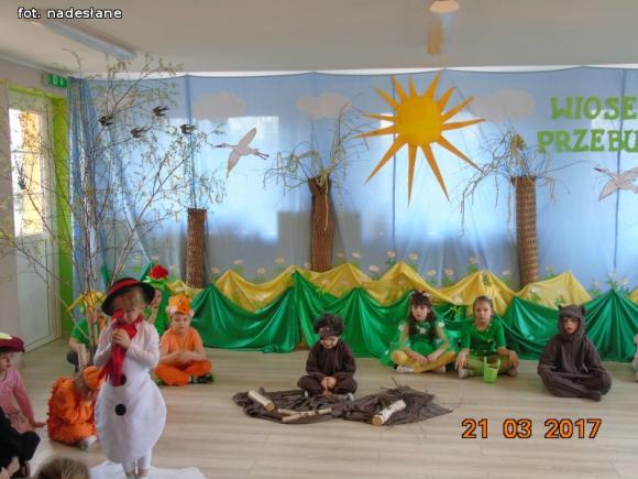 Królestwo leśnej przyrody na pierwszy dzień wiosny w kutnowskim przedszkolu