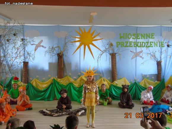 Królestwo leśnej przyrody na pierwszy dzień wiosny w kutnowskim przedszkolu