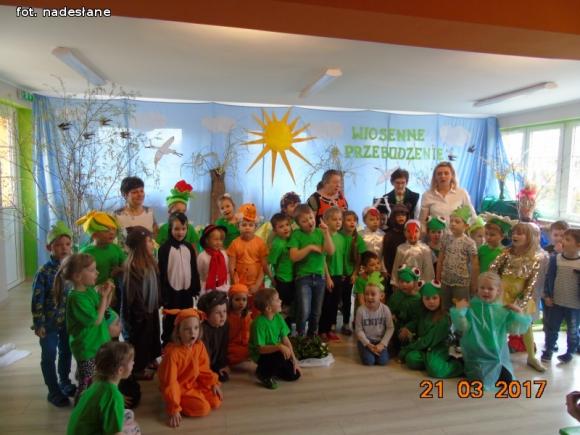 Królestwo leśnej przyrody na pierwszy dzień wiosny w kutnowskim przedszkolu