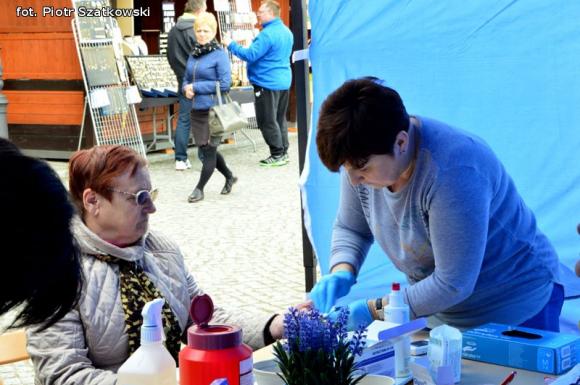 Stoisko szpitala chętnie odwiedzane na majówce