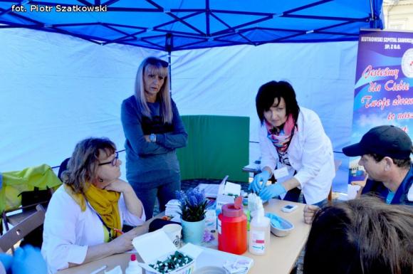 Stoisko szpitala chętnie odwiedzane na majówce