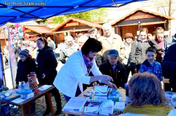 Stoisko szpitala chętnie odwiedzane na majówce
