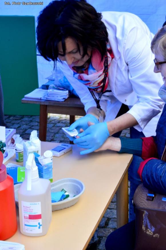 Stoisko szpitala chętnie odwiedzane na majówce