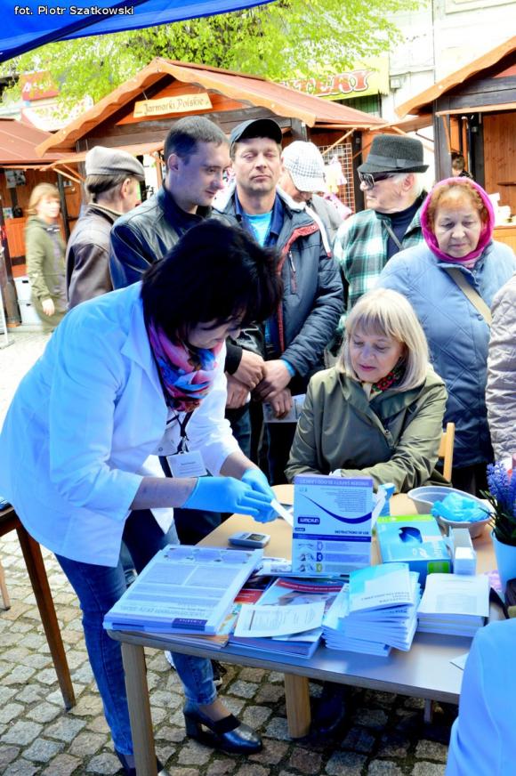 Stoisko szpitala chętnie odwiedzane na majówce