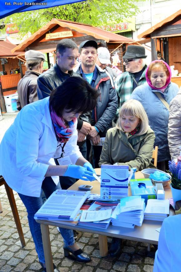 Stoisko szpitala chętnie odwiedzane na majówce