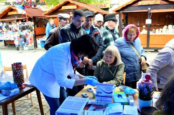 Stoisko szpitala chętnie odwiedzane na majówce