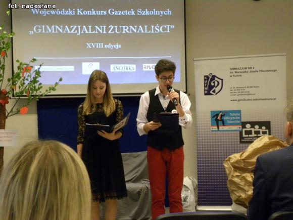 Gala Finałowa Gimnazjalnych Żurnalistów. 