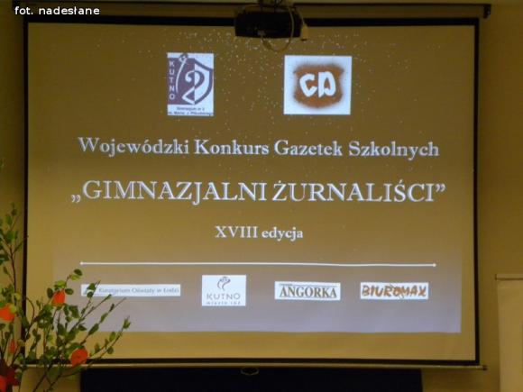 Gala Finałowa Gimnazjalnych Żurnalistów. 