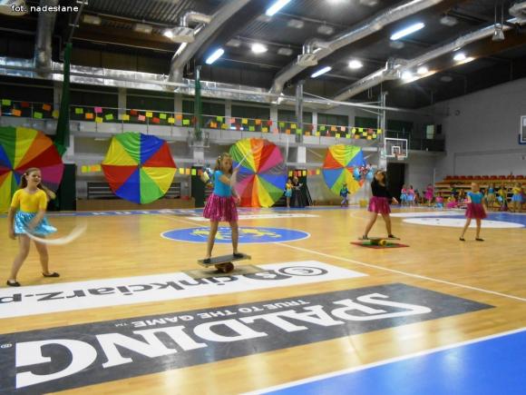 Gala cyrkowa Figielka w kutnowskiej szkole