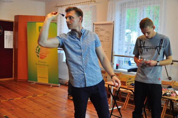 Adam Kubiak i Patryk Kieszkowski wygrali II Turniej Darta