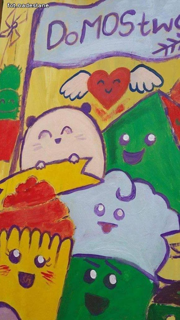 Super mural w Żychlinie. Piknik DoMOStwa