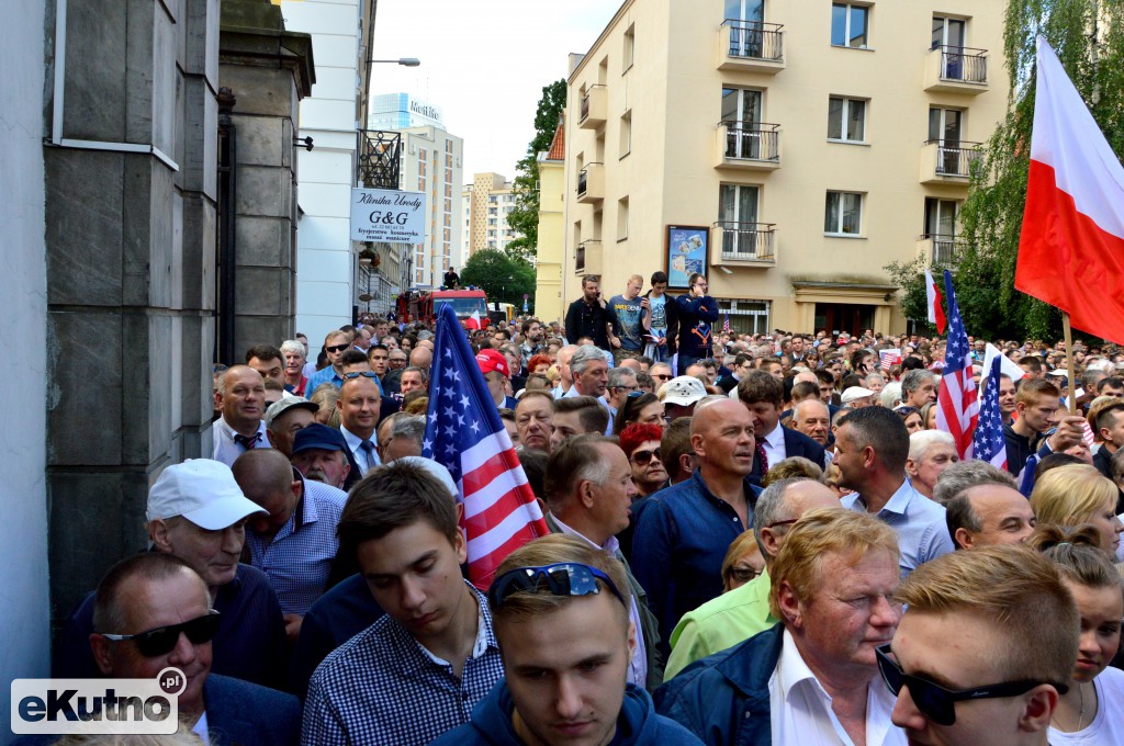 Donald Trump w Warszawie