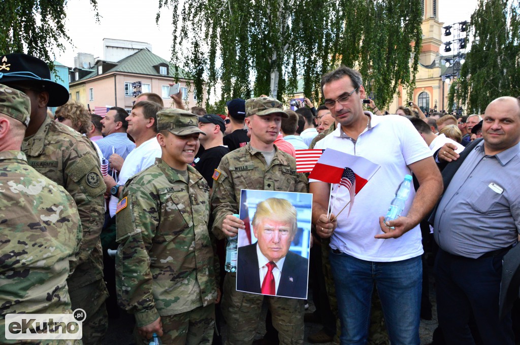 Donald Trump w Warszawie