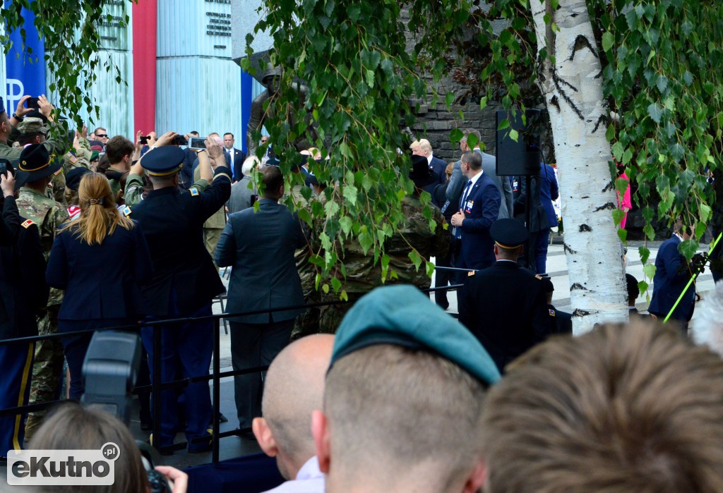 Donald Trump w Warszawie