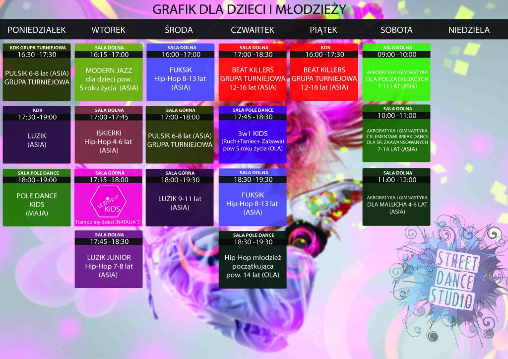 Street Dance Studio we wrześniu