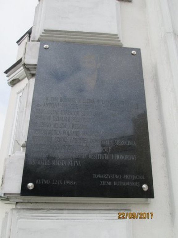 Obchody rocznicy śmierci Antoniego Troczewskiego