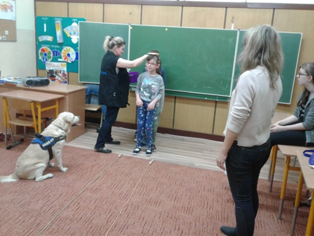 Spotkanie z Polą, psem terapeutą