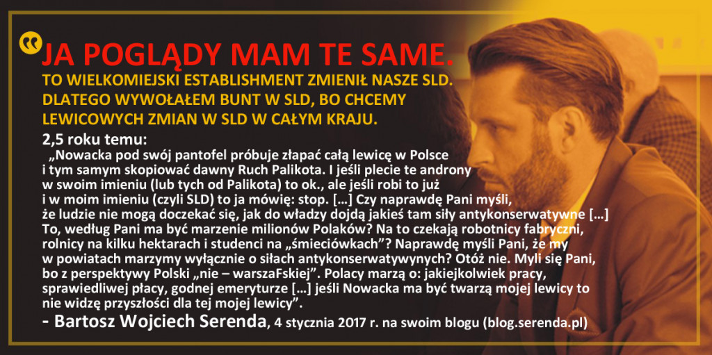 B. Serenda. JA POGLĄDY MAM TE SAME