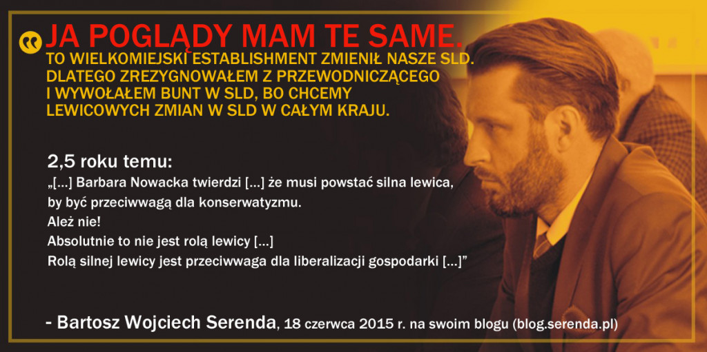 B. Serenda. JA POGLĄDY MAM TE SAME