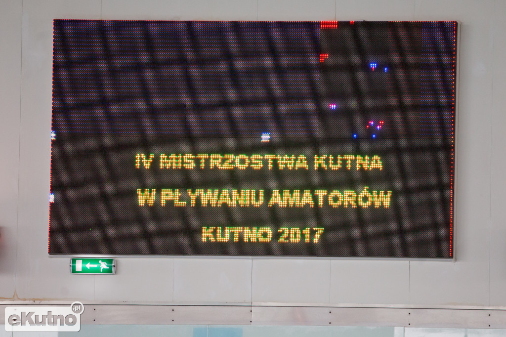 IV Mistrzostwa Kutna Amatorów w Pływaniu