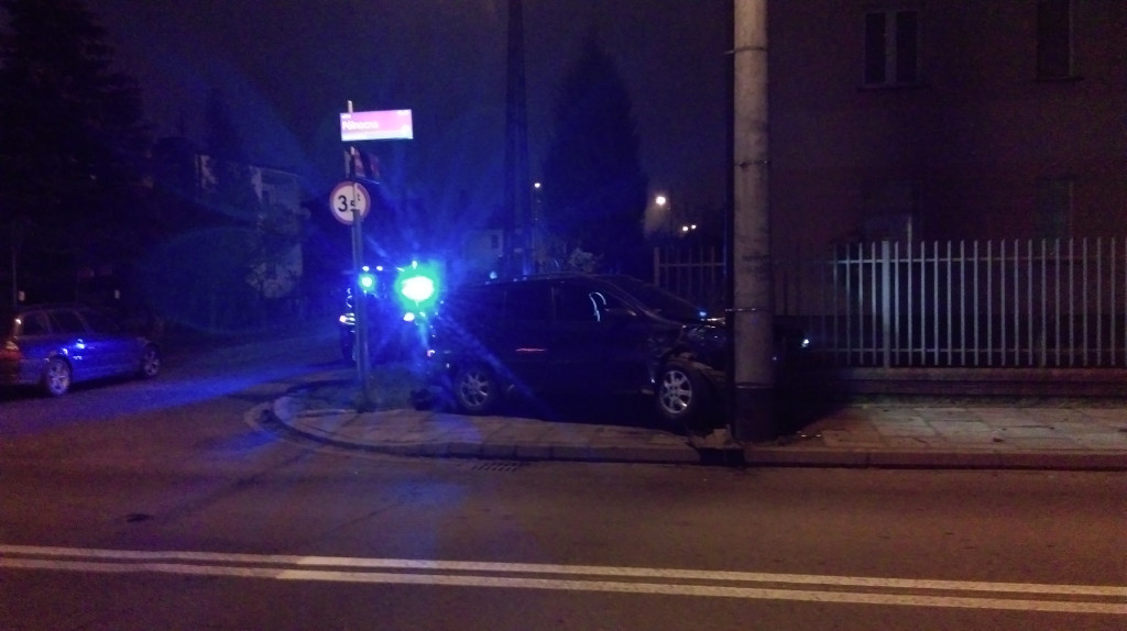 Wpadł w ogrodzenie