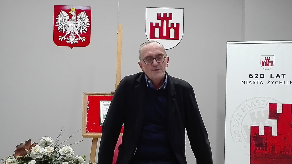 Michał Ogórek w Żychlinie