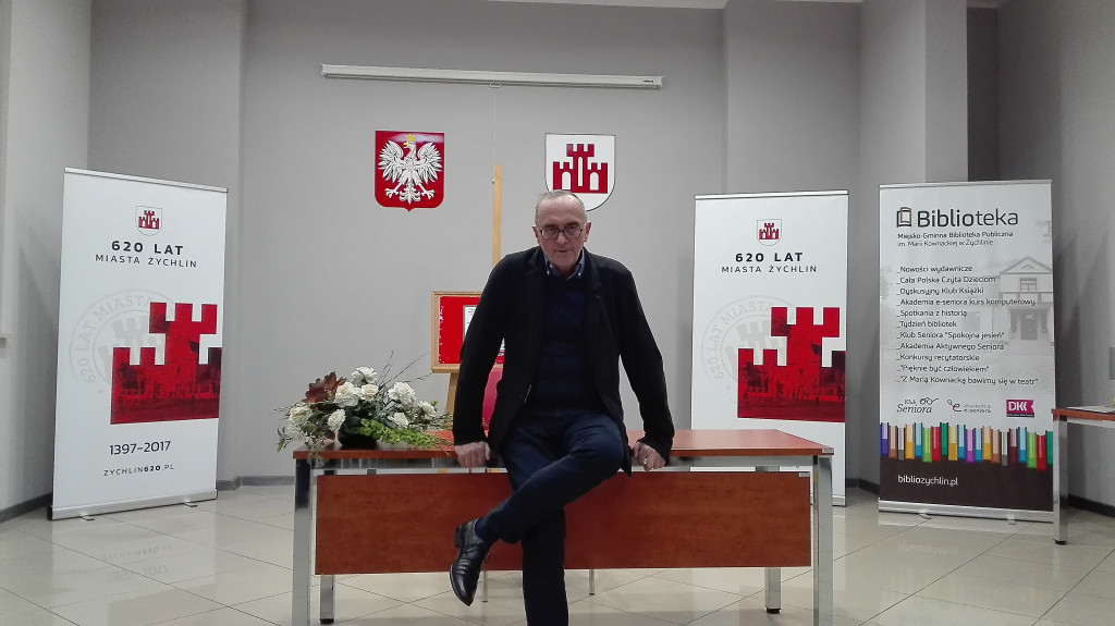 Michał Ogórek w Żychlinie