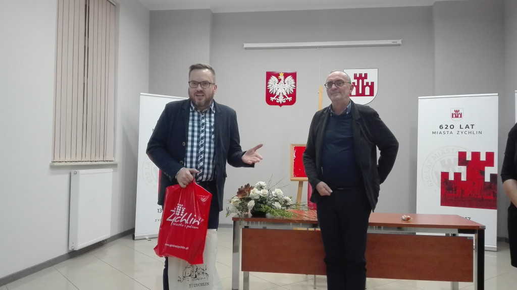 Michał Ogórek w Żychlinie