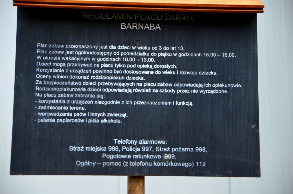 Plac zabaw na Przemysłowej