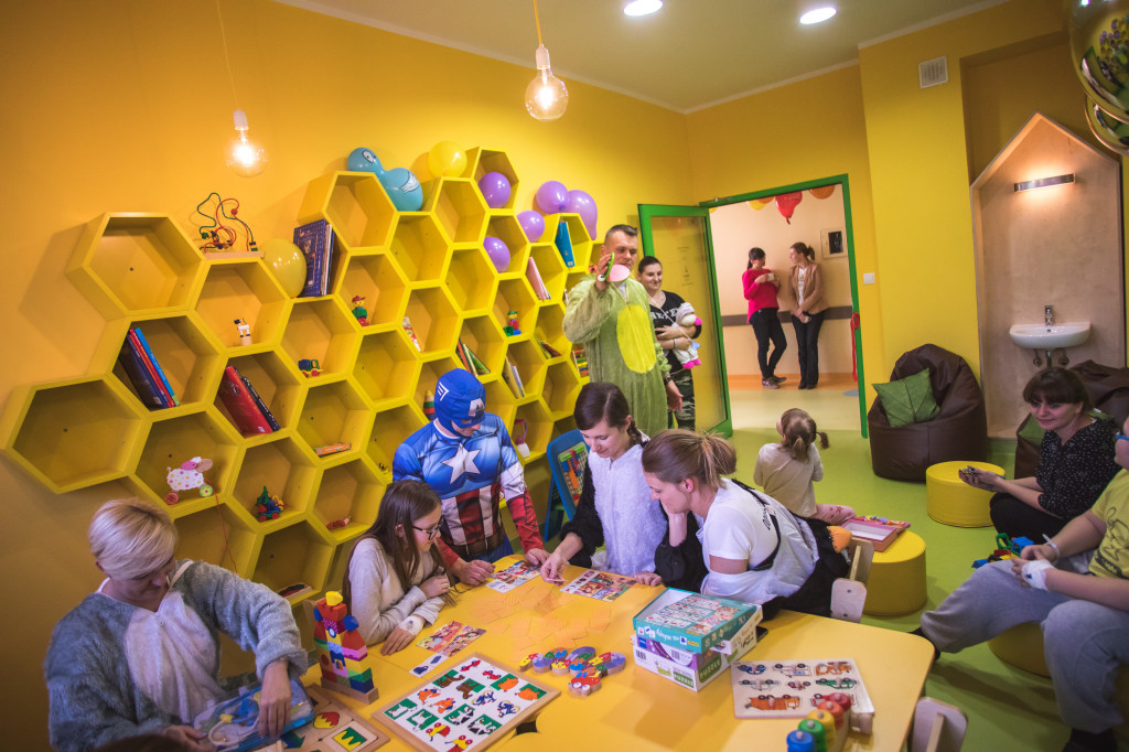 Sala zabaw TEVY w szpitalu