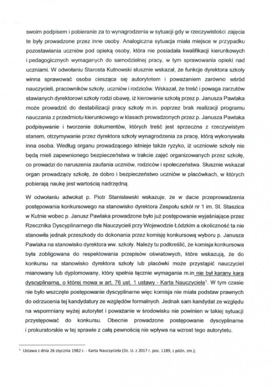 Postanowienie Komisji