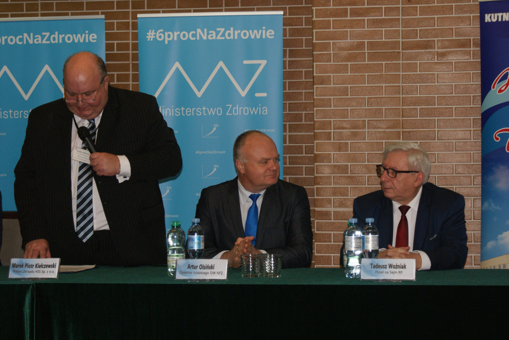 Minister zdrowia w Kutnie