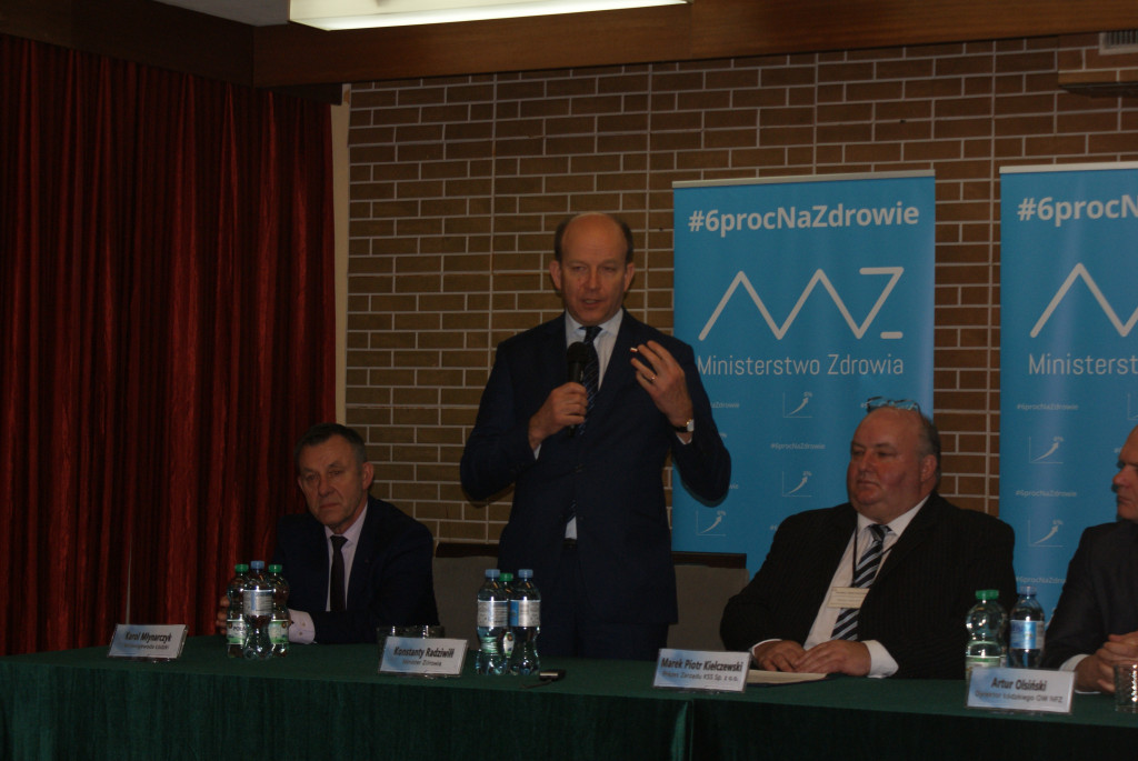 Minister zdrowia w Kutnie