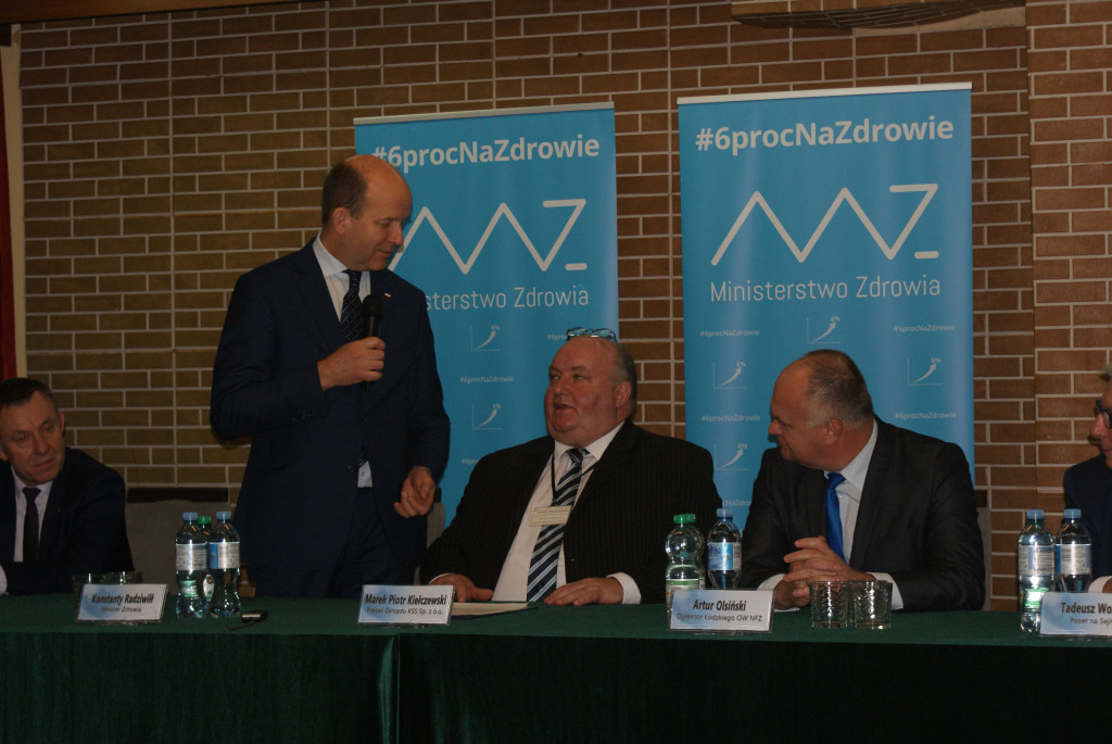 Minister zdrowia w Kutnie
