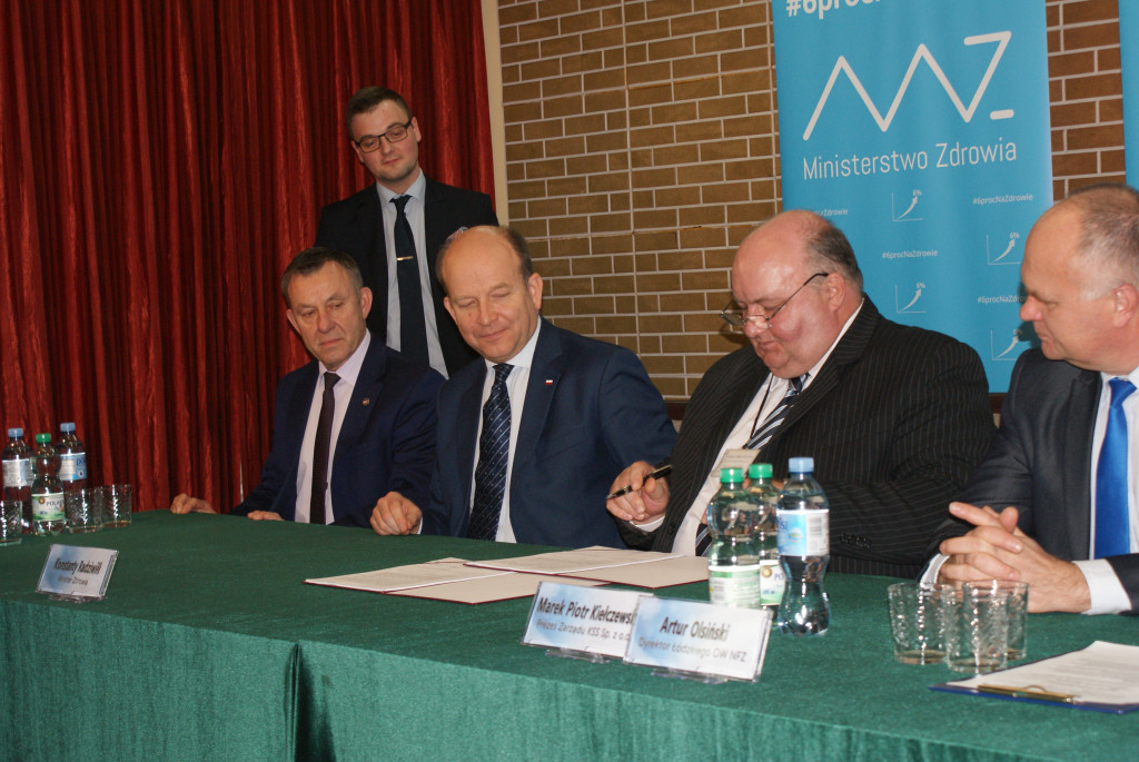 Minister zdrowia w Kutnie