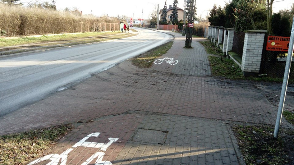 Droga rowerowa na Warsz. Przedmieściu