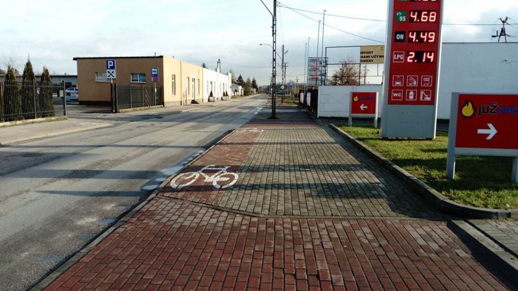 Droga rowerowa na Warsz. Przedmieściu