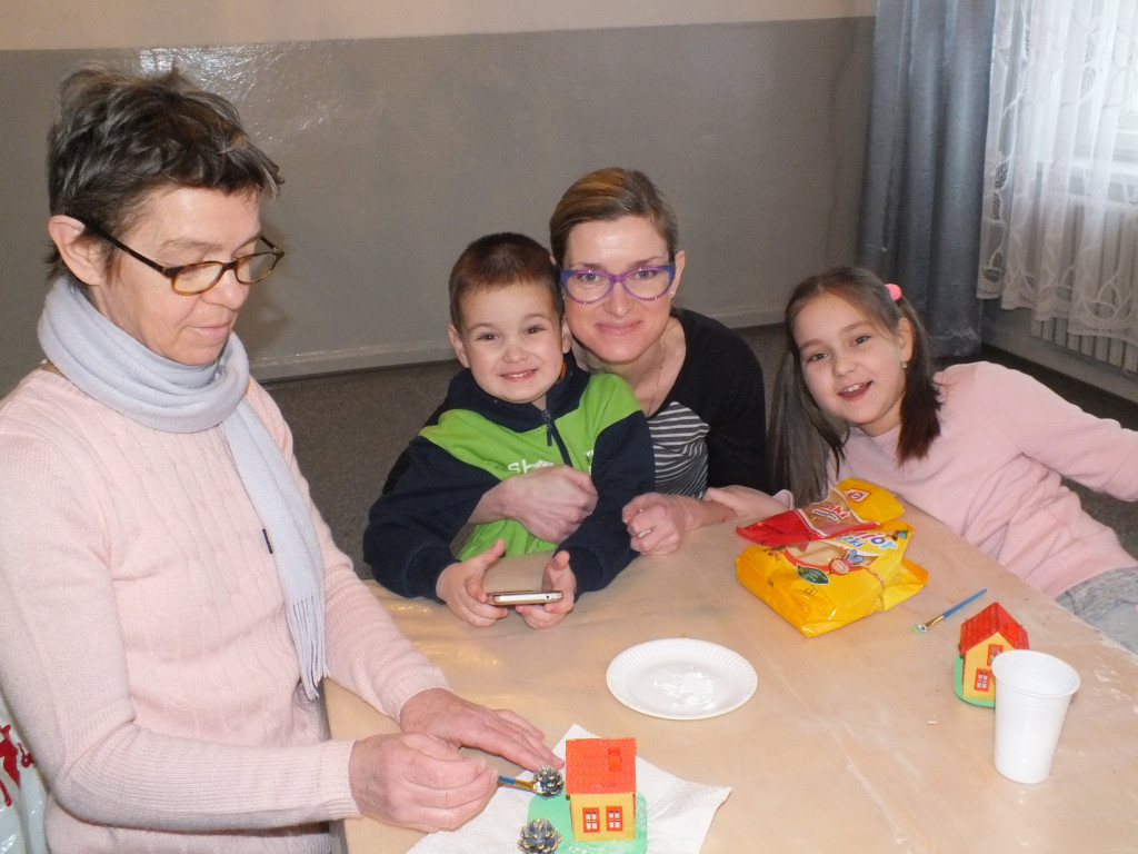 Zaśnieżone domki z Leszczynka