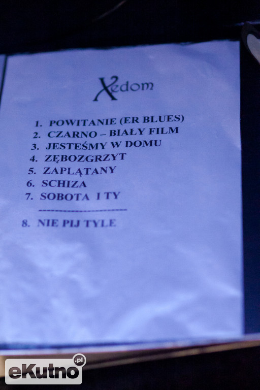 Xedom - kapitalny koncert debiutującego zespołu w MOTO PUB Garage.