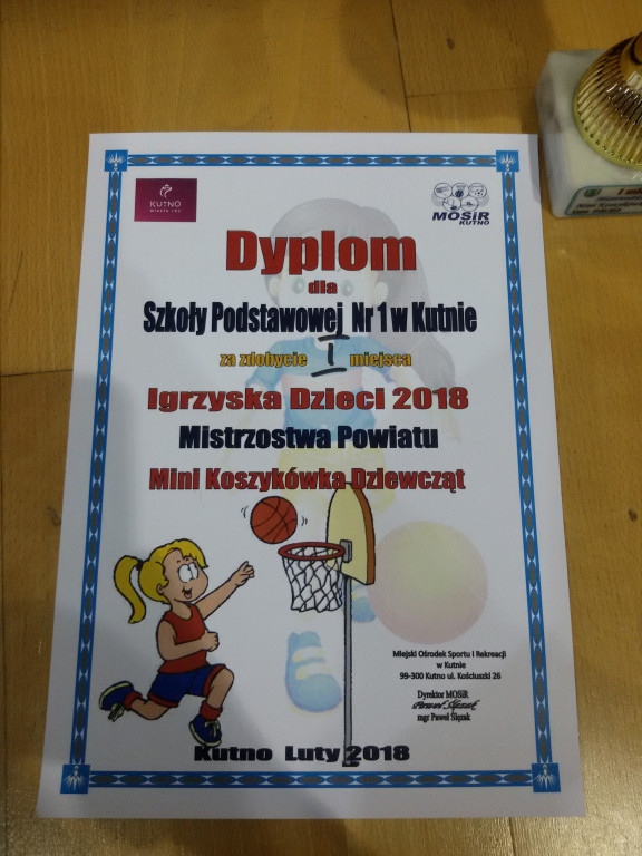 Koszykarki SP nr 1