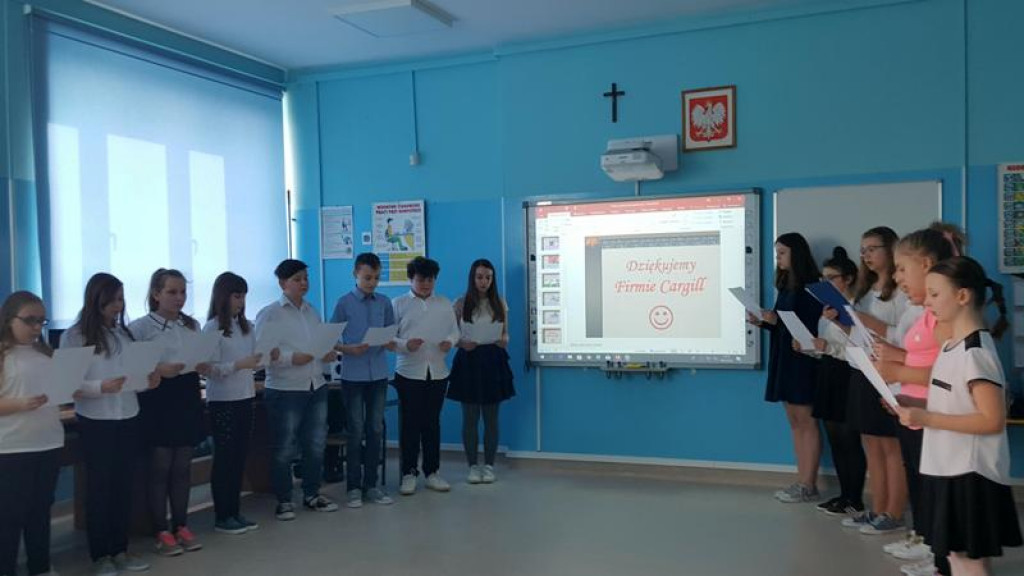 Szkoła w Grabowie dziękuje