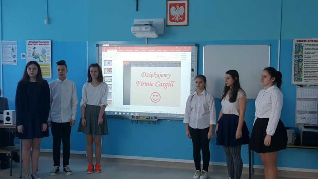 Szkoła w Grabowie dziękuje