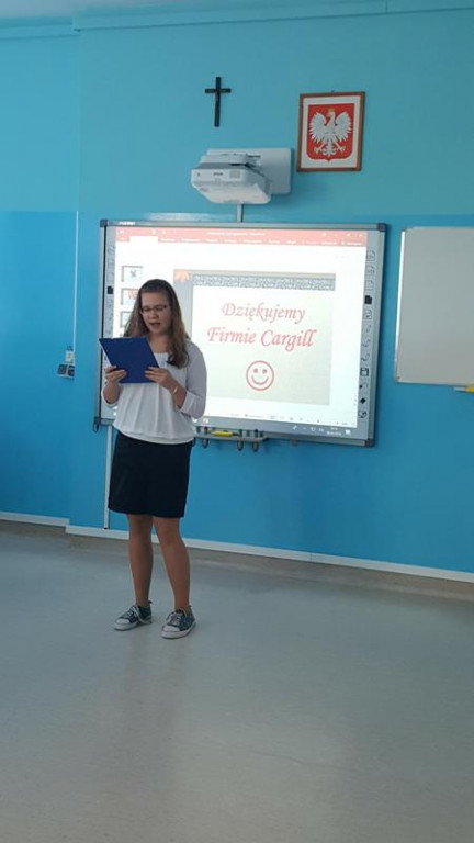 Szkoła w Grabowie dziękuje